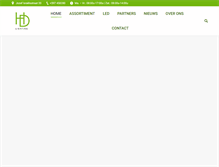 Tablet Screenshot of hdlighting-suriname.com
